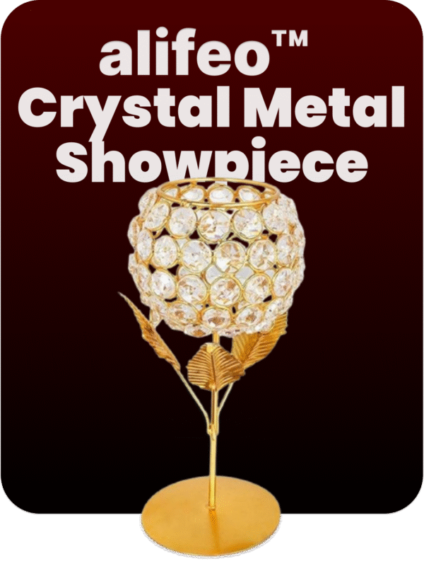 alifeo™Crystal Metal Showpiece